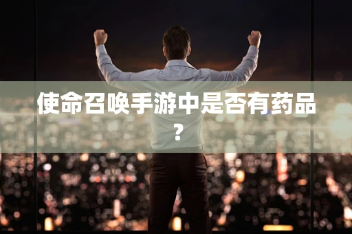 使命召唤手游中是否有药品？
