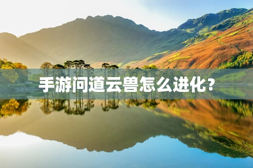 手游问道云兽怎么进化？
