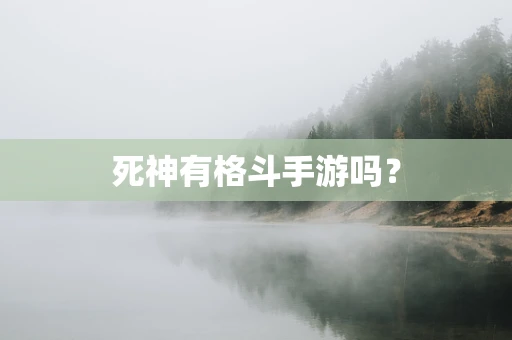 死神有格斗手游吗？