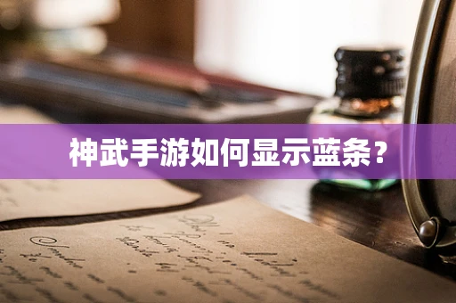 神武手游如何显示蓝条？