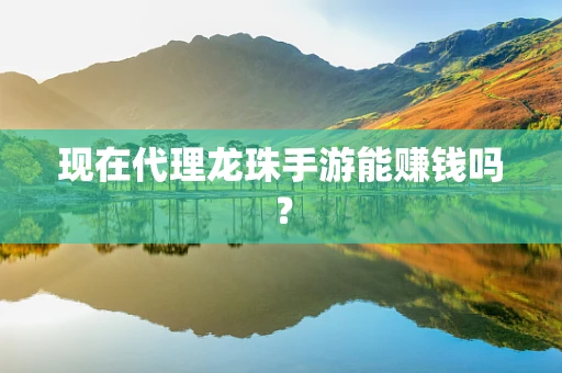 现在代理龙珠手游能赚钱吗？