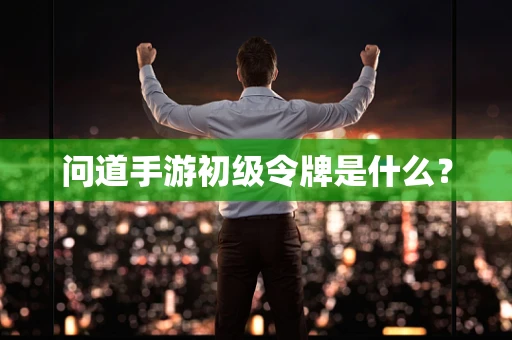 问道手游初级令牌是什么？