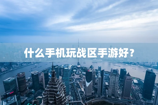 什么手机玩战区手游好？
