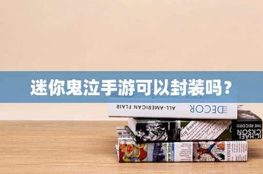 迷你鬼泣手游可以封装吗？